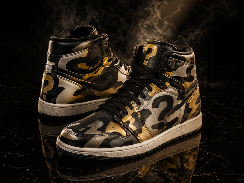 Ein Paar Nike Air Jordan